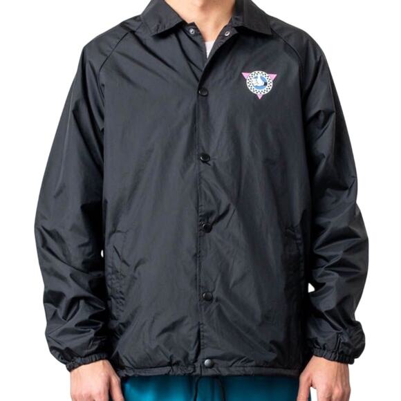 Vans x Disney Torrey 80s Mickey Mouse Jacket Adult XXL Black Windbreaker New - Picture 2 of 10